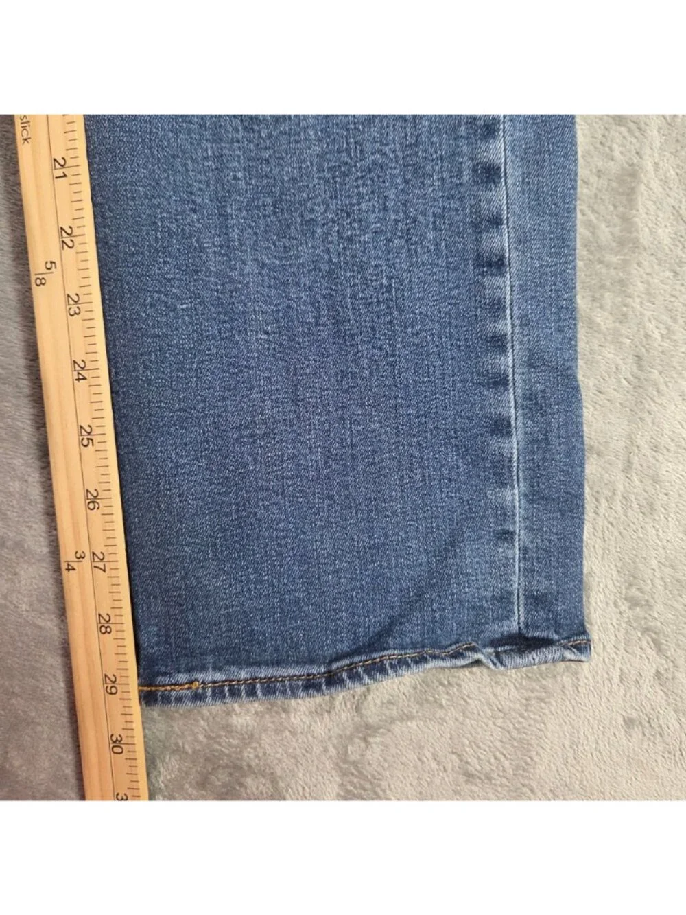 Levis 501 Jeans Mens 34X30 Blue Button Fly Original Straight Fit Stretch Denim